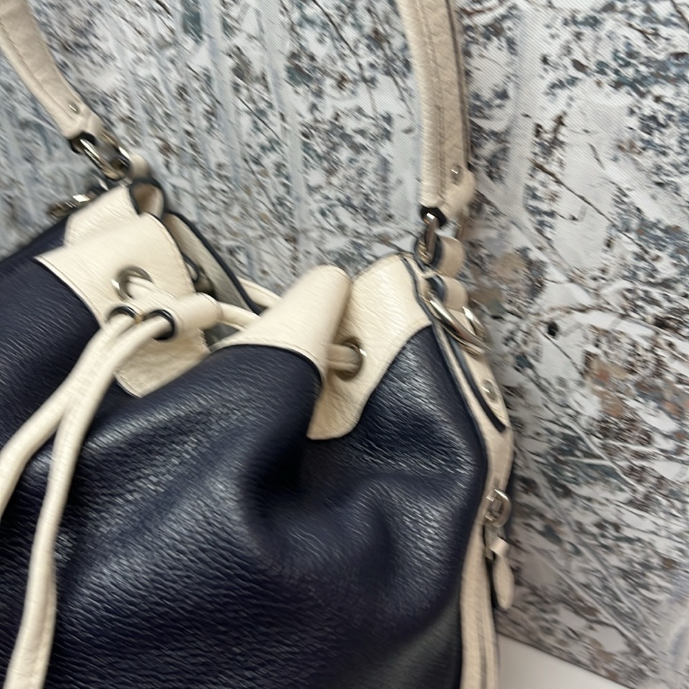 Coach Bucket Navy Blue Bag - Picture 5 of 16
